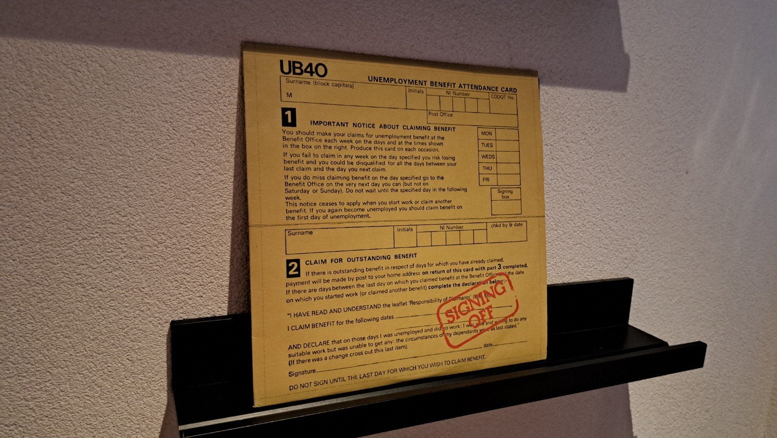 Ub40, Ophalen of Verzenden