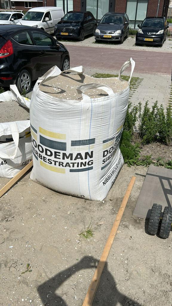 Big bag zand, Tuin en Terras, Zand, Ophalen, Zo goed als nieuw, Ophoogzand
