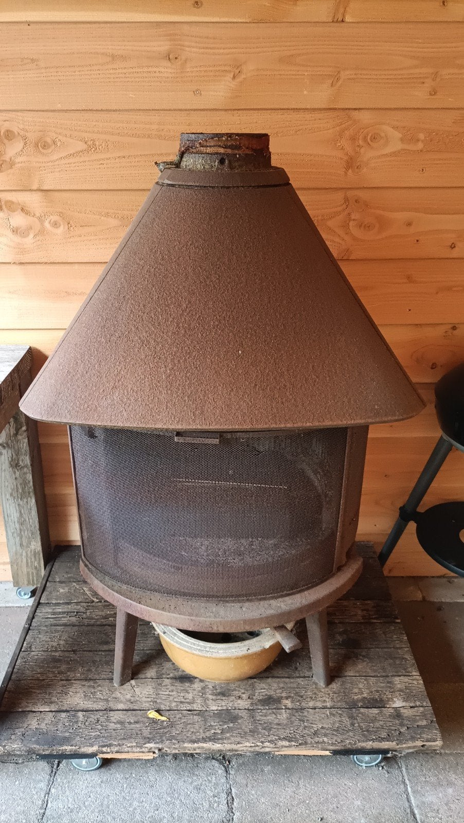 Jøtul 6 houtkachel - Vintage design haard, Ophalen, Gebruikt, Vrijstaande haard, Houthaard