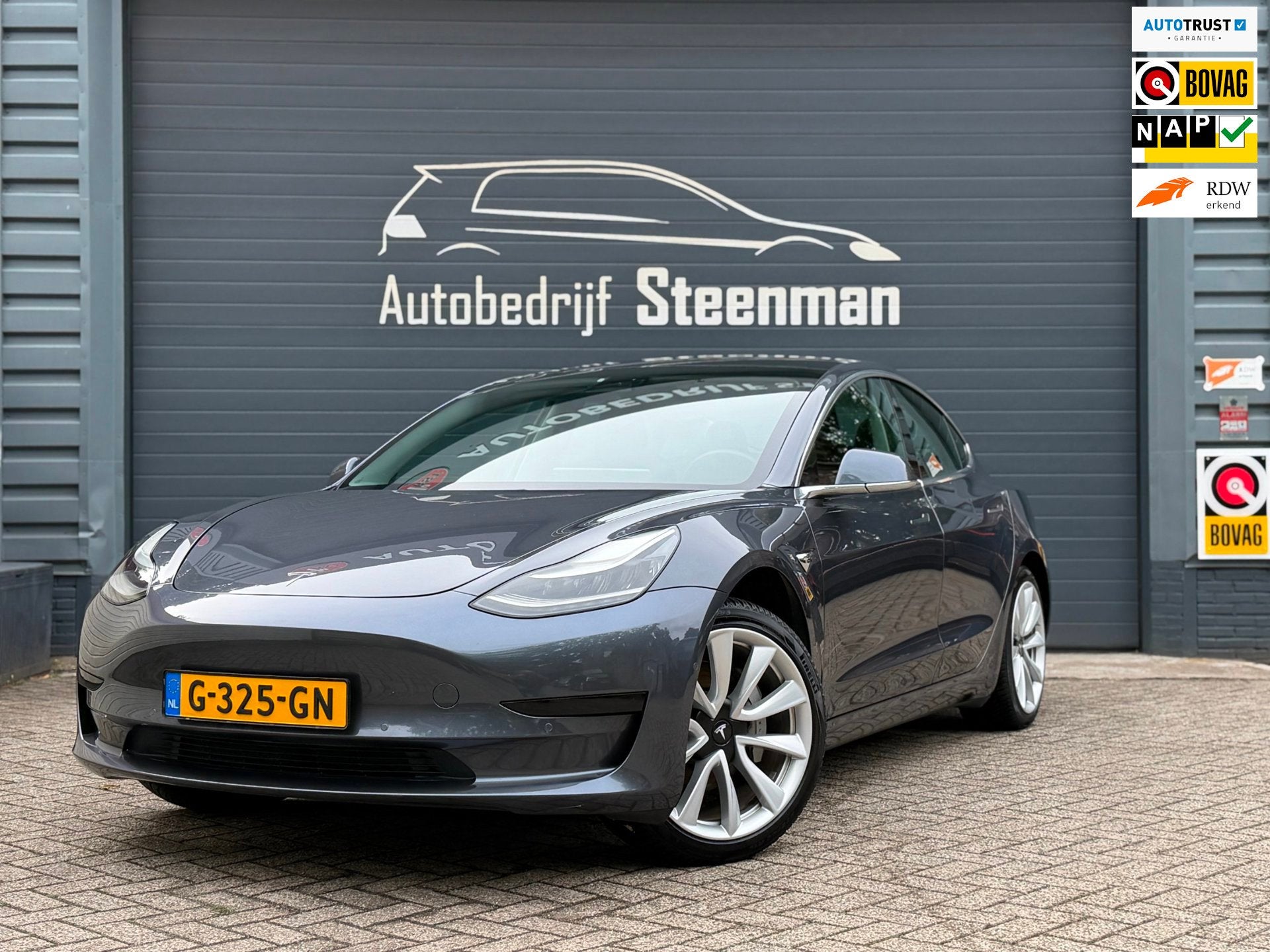 Tesla Model 3 Standard RWD Plus 60 kWh | 19" LM | SOH 84% |, Auto's, Automaat, Achterwielaandrijving, Gebruikt, Zwart