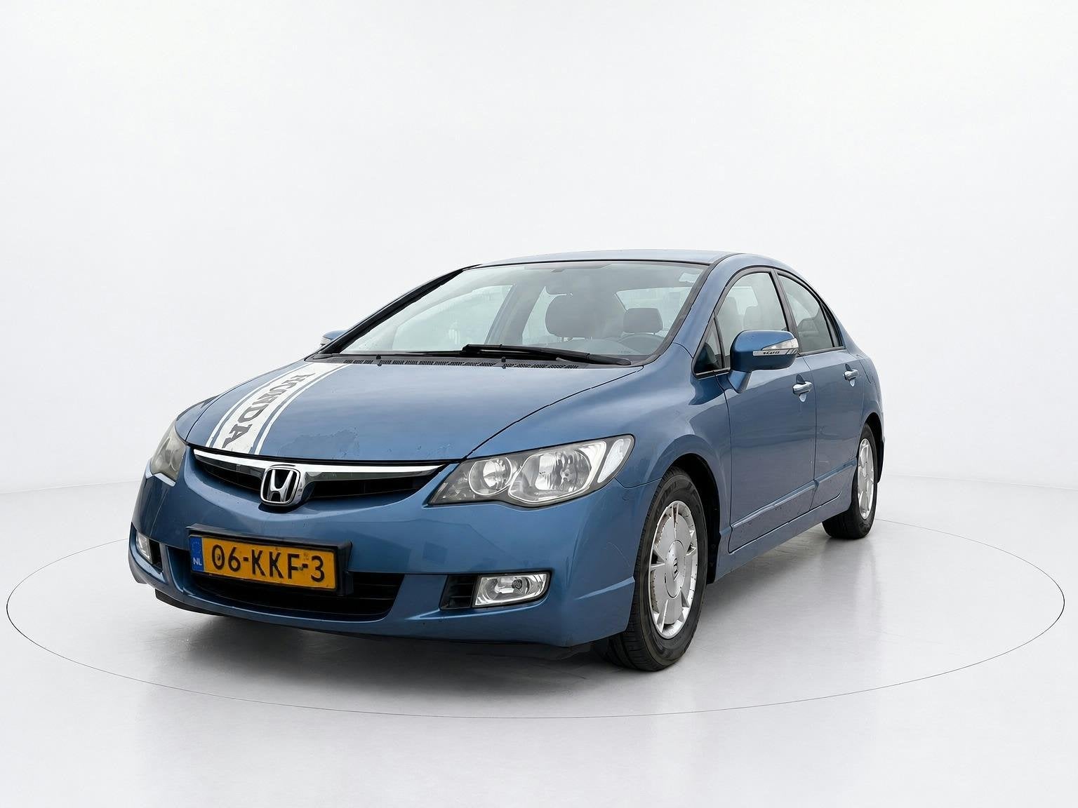 Honda Civic 1.3 Hybrid STOELVERWARIMG - AUTOMAAT, Auto's, Stof, Gebruikt, 4 cilinders, Blauw