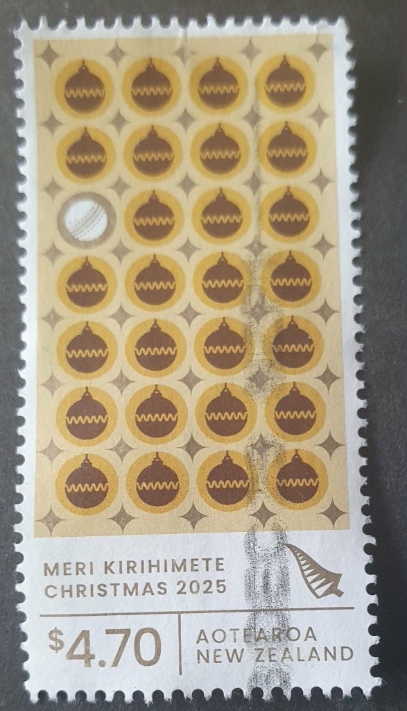 194-26 Nieuw Zeeland 2025 / Meri Kirihimete $ 4.70 SHEET, Verzenden, Gestempeld