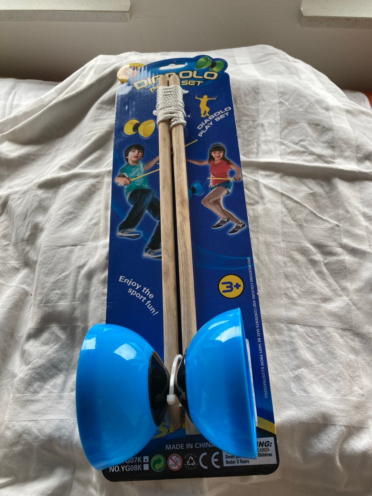 Nieuw Diabolo Speelset - Blauw, Kinderen en Baby's, Ophalen of Verzenden, Nieuw, Jongen of Meisje