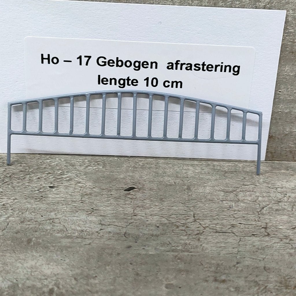 modeltrein  Ho – 17 Gebogen  Afrastering  , Overige merken, Gelijkstroom, Natuur, Nieuw