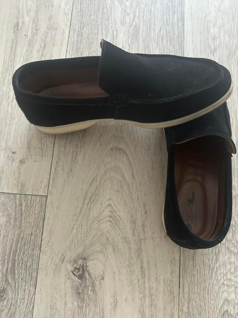Loro Piana loafers heren mt 40, Loafers, Zwart, Ophalen of Verzenden, Zo goed als nieuw