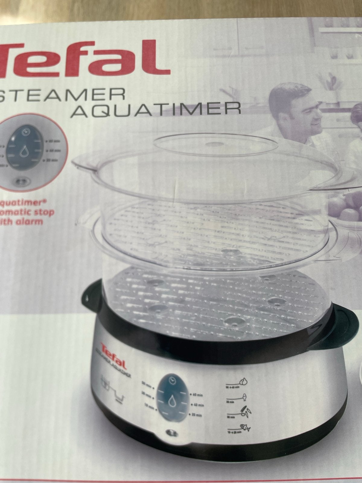 NIEUW! Tefal Steamer Aquatimer - Nieuw in doos, Ophalen, Nieuw, Kledingstomer