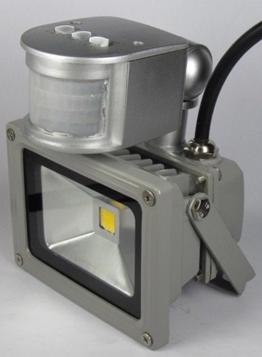 10W | LED | WARM WHITE | BOUWLAMP | BEWEGINGS-SENSOR, Doe-het-zelf en Verbouw, Ophalen of Verzenden