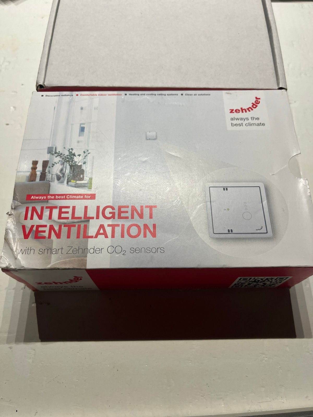 Zehnder CO2 Sensor RF67 on-wall (230V) - Nieuw in doos, Ophalen of Verzenden, Nieuw, Ventilator en Afzuiger