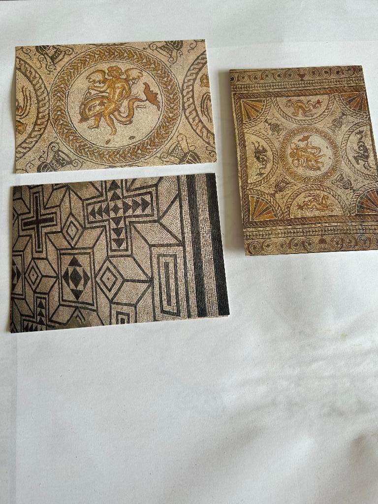 4 kaarten van het Roman Palace in Fisbourne, Ophalen of Verzenden, Ongelopen, Overige thema's