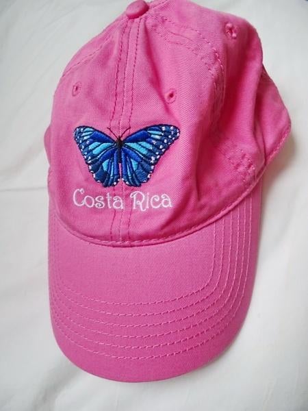 Roze petje uit Costa Rica, Kleding | Dames, Ophalen of Verzenden, Zo goed als nieuw, One size fits all, Pet