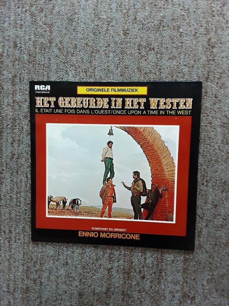 vinyl lp Ennio Morricone het gebeurde in het westen, LP, Soundtrack, Reissue, Ophalen of Verzenden