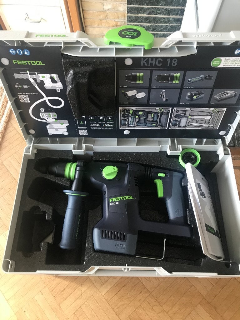 Festool khc 18 basic, Ophalen of Verzenden, Nieuw, Boor- en Schroefmachine