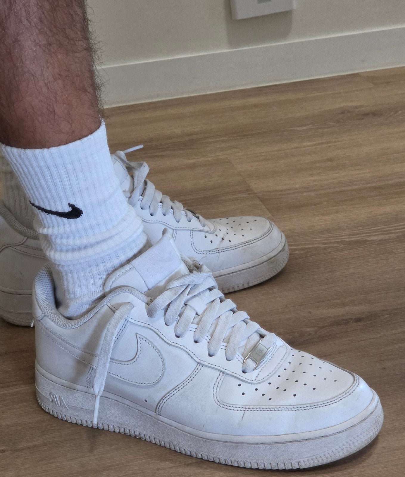 Nike Air Force, Wit, Nike, Ophalen of Verzenden, Sneakers of Gympen