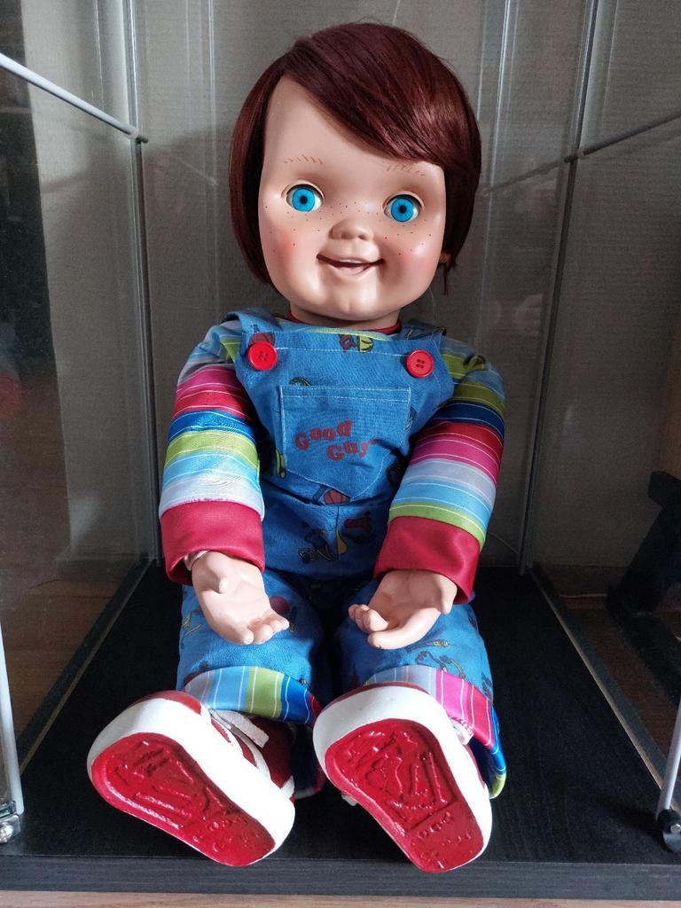 Tenoch Art Chucky Good Guy Pop Custom Replica, Ophalen of Verzenden, Nieuw, Pop