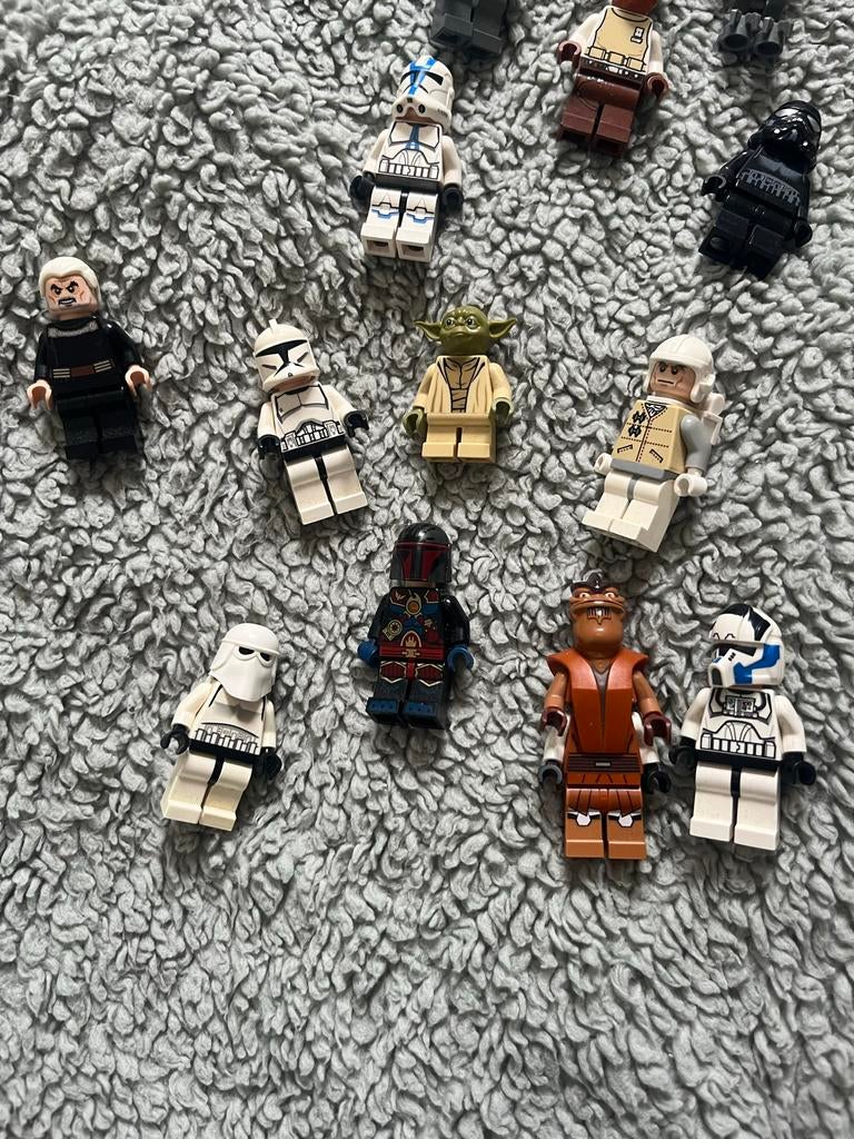 Lego Star Wars minifiguren lot - Yoda, Dooku, Maul & meer, Ophalen, Zo goed als nieuw