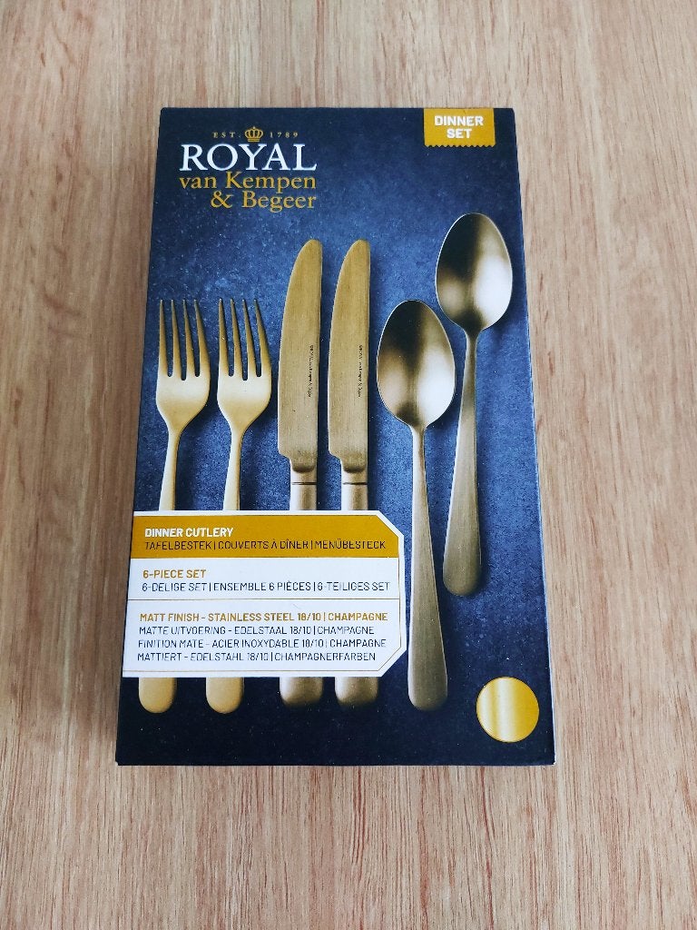 royal van kempen & begeer dinner set tafelbestek, Huis en Inrichting, Keuken | Bestek, Ophalen of Verzenden, Nieuw, Royal Van Kempen & Begeer