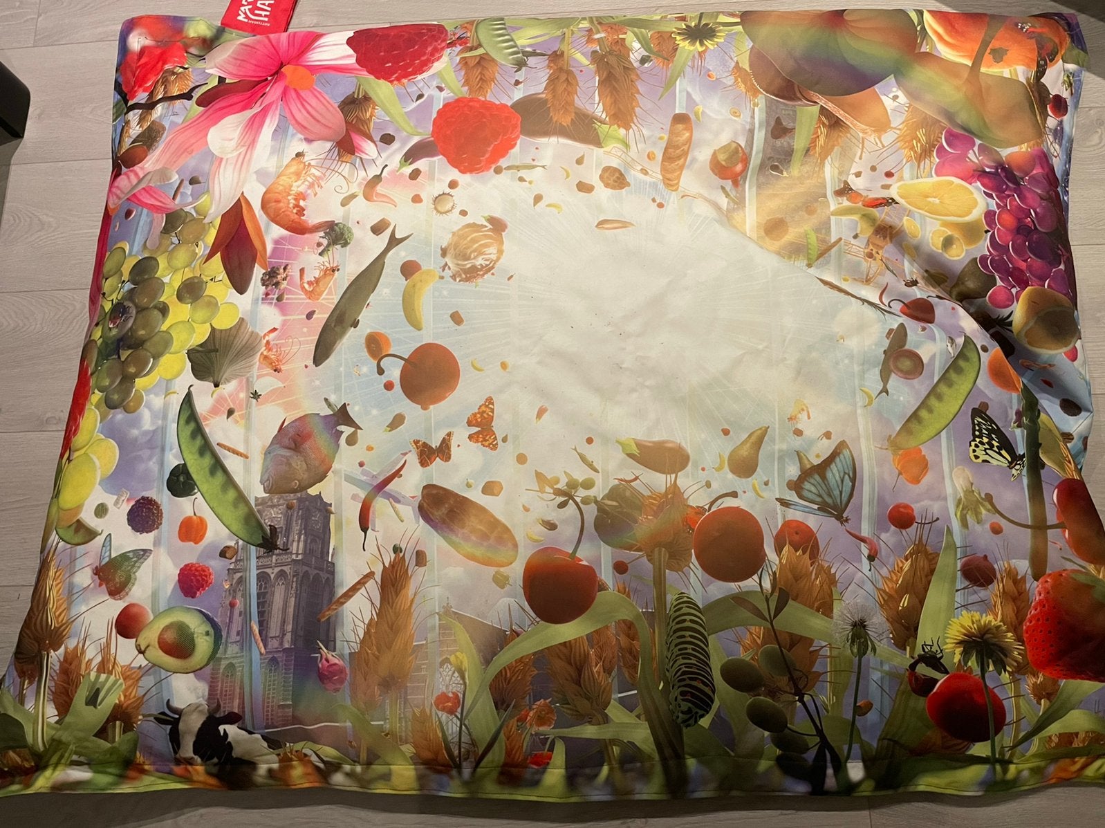 Zitzak Markthal Rotterdam, 170x140cm, Ophalen, Zo goed als nieuw