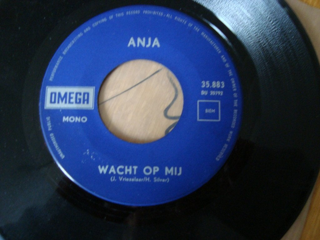 Anja - wacht op mij, Cd's en Dvd's, Vinyl Singles, Ophalen of Verzenden, Zo goed als nieuw, Nederlandstalig, Single
