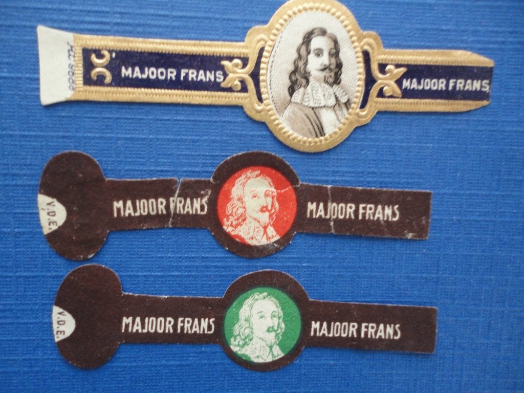 sigarenbandjes 11= 3st, Verzamelen, Ophalen of Verzenden, Gebruikt, Sigarenbandjes