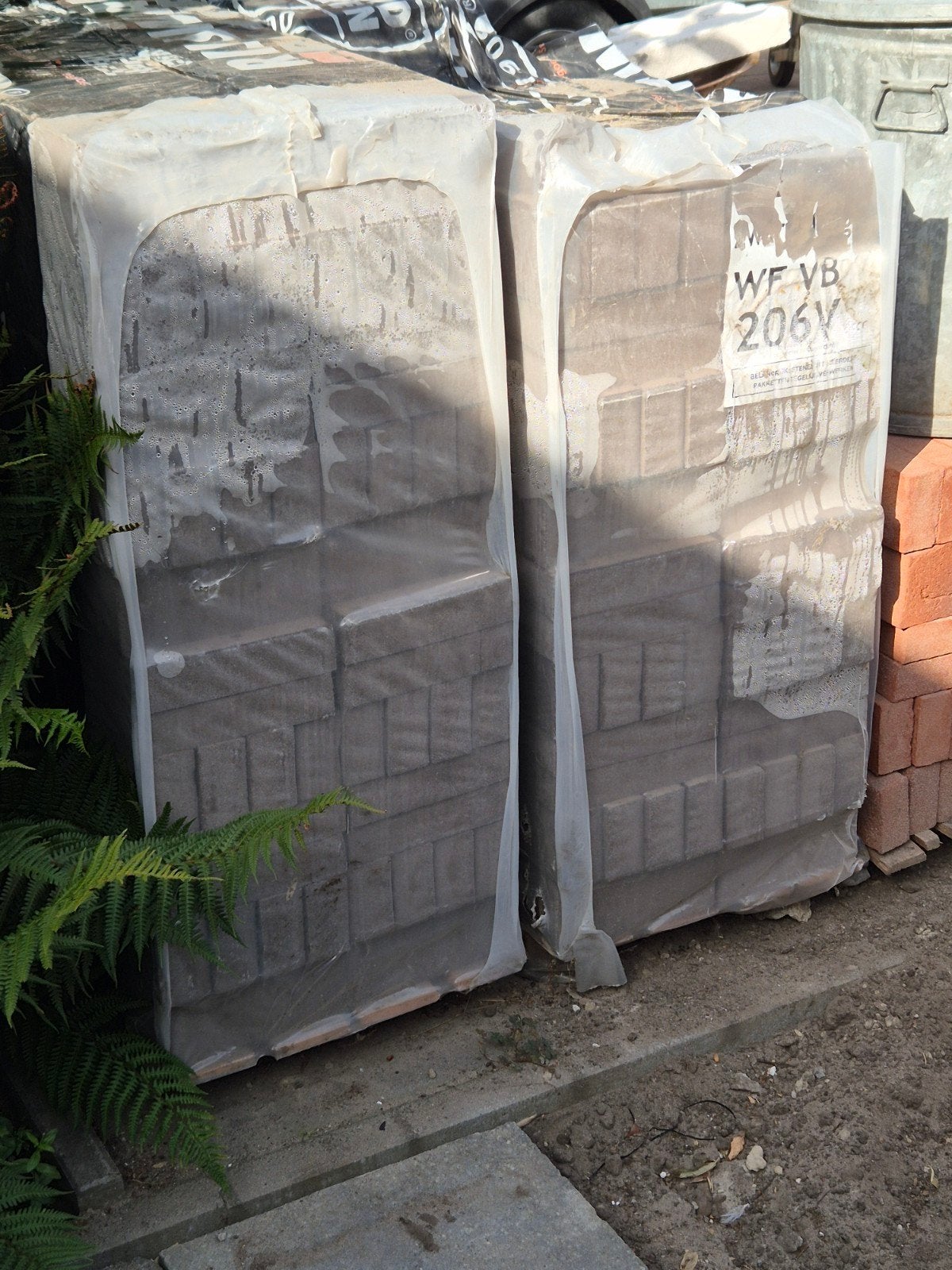De Rijswaard zwart mangaan baksteen WF/VB 2 pallets, Ophalen, Nieuw, Bakstenen