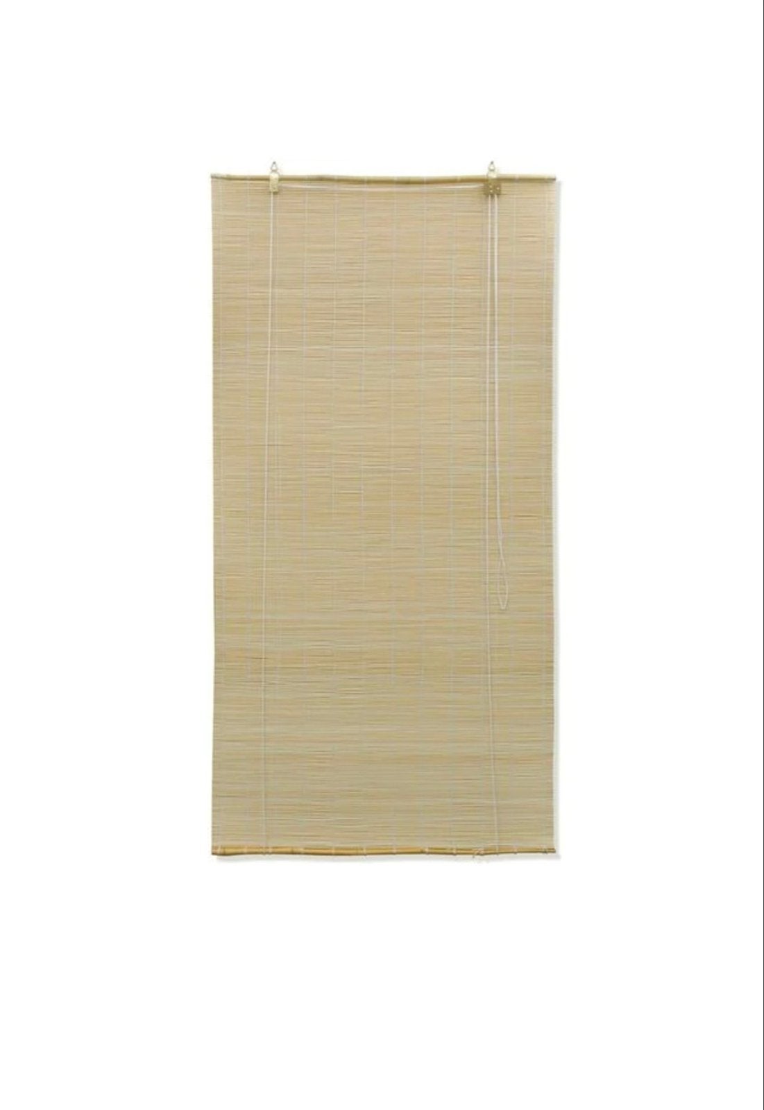 2x  Nieuwe Bamboe Rolgordijnen - Naturel kleur, Huis en Inrichting, Stoffering | Gordijnen en Lamellen, Ophalen, 100 tot 150 cm