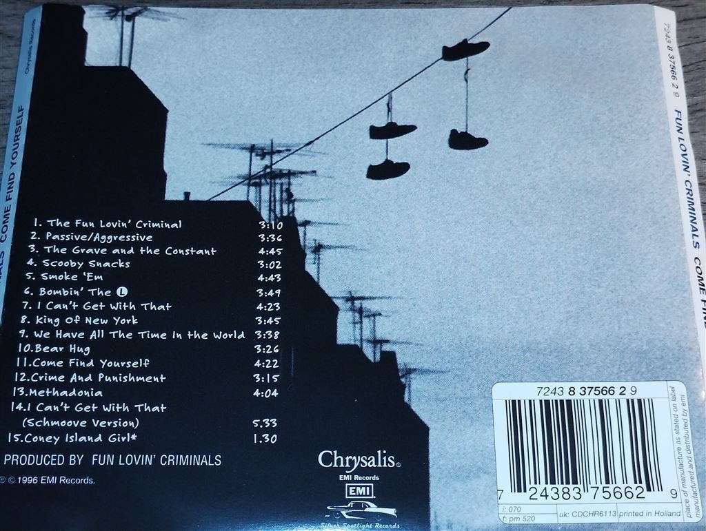 Fun Lovin Criminals - Come Find Yourself, Ophalen of Verzenden, Zo goed als nieuw, Poprock