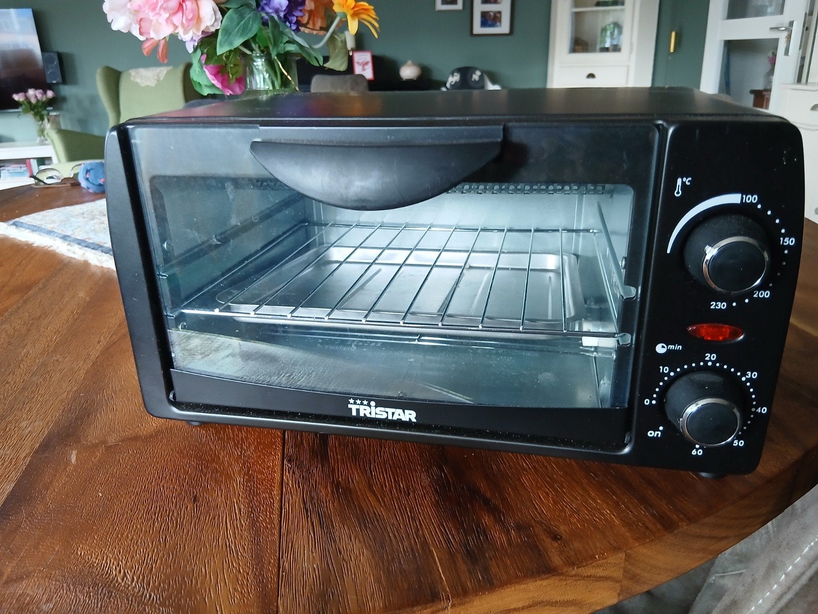 Tristar Mini-oven OV-1431 - Compacte Toaster Oven 800W, Minder dan 45 cm, Gebruikt, Minder dan 45 cm, Ophalen of Verzenden