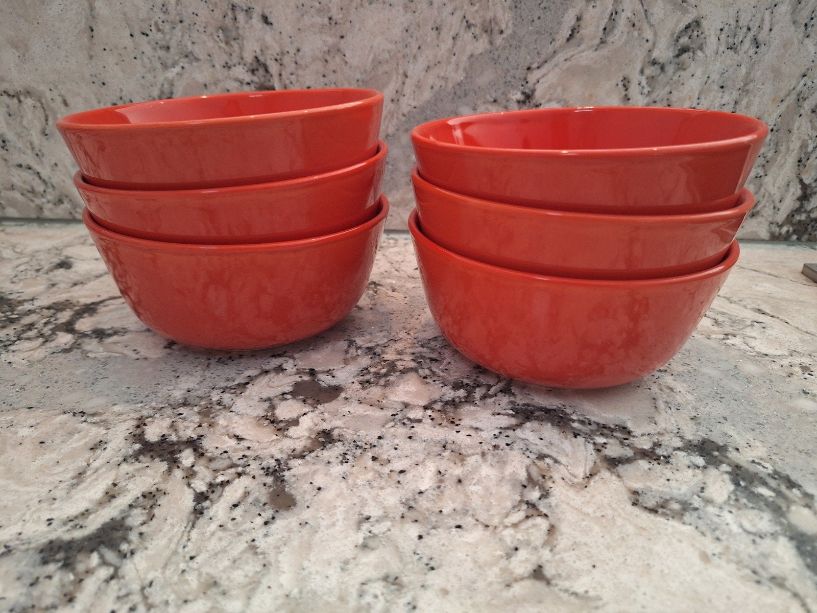 IKEA Vaatwasserbestendige Schaaltjes - Rood (6 stuks), Huis en Inrichting, Gebruikt, Porselein of Keramiek, Schaal, Vaatwasserbestendig