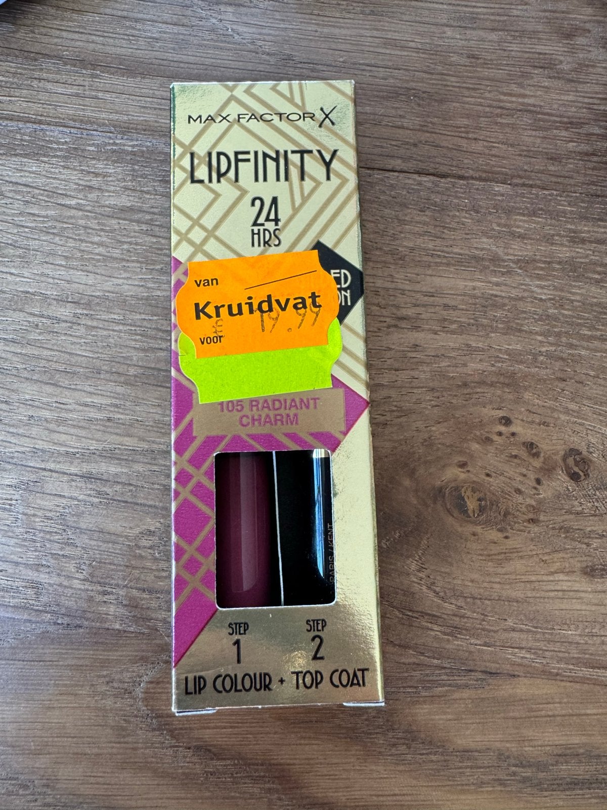 nieuwe Max Factor Lipfinity 105 Radiant Charm Lippenstift, Lippen, Nieuw, Ophalen of Verzenden, Make-up