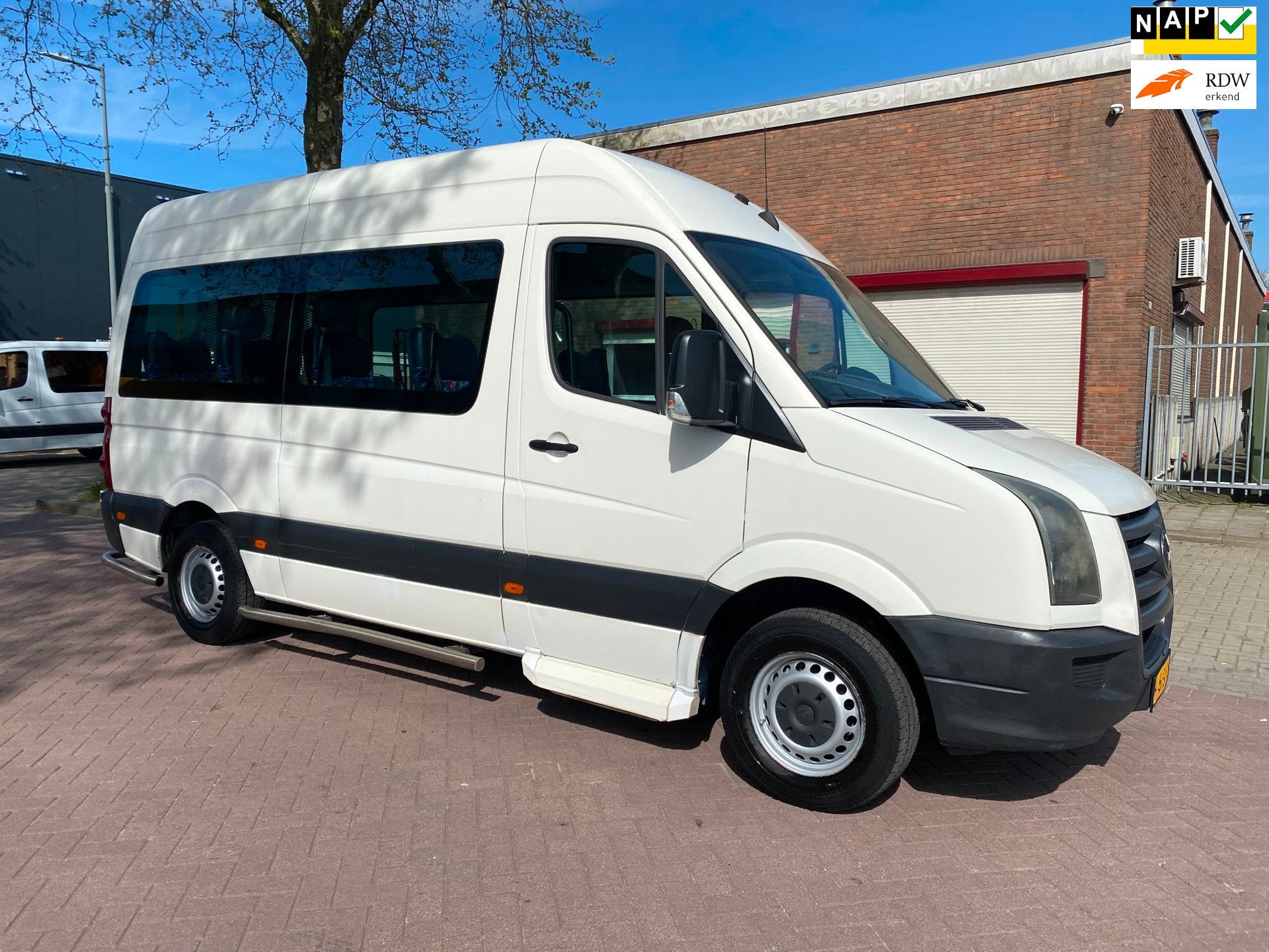 Volkswagen Crafter 35 2.5 TDI L2H2 /Airco/Cruise Control /22, Auto's, Bestelauto's, Gebruikt, Zwart, 2000 kg, Volkswagen