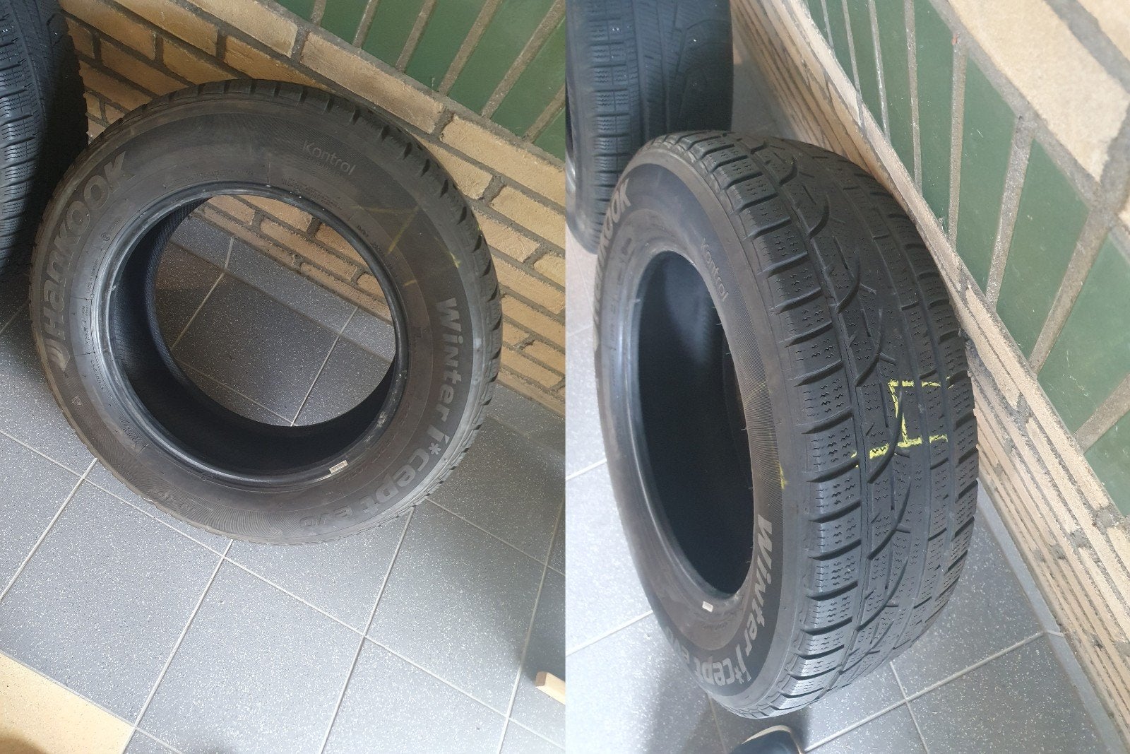 Hankook Winter I*cept evo2 SUV 225/65R17 102H Winterbanden, Auto-onderdelen, Banden en Velgen, Ophalen, Gebruikt, 17 inch, Winterbanden