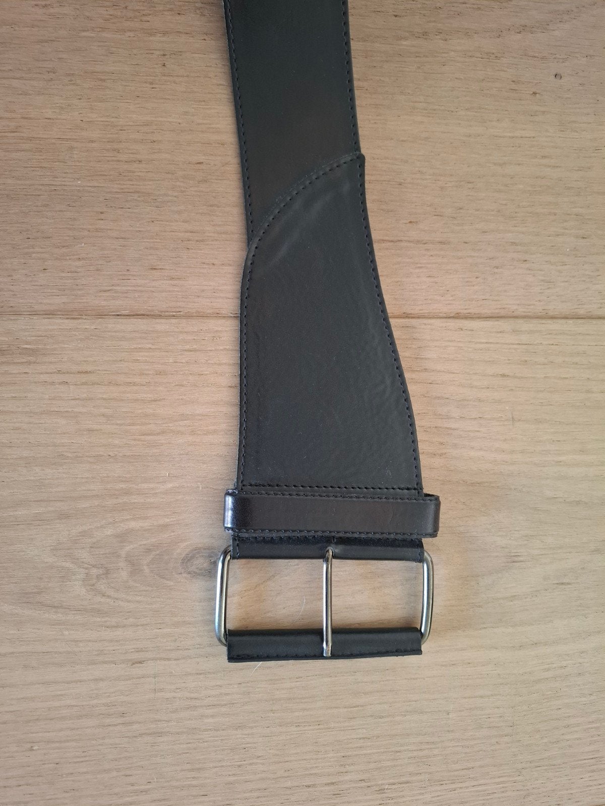 Coa Kemperman Leren Zwarte Riem Maat 80, 80 tot 90 cm, 3 tot 5 cm, Tailleriem, Ophalen of Verzenden