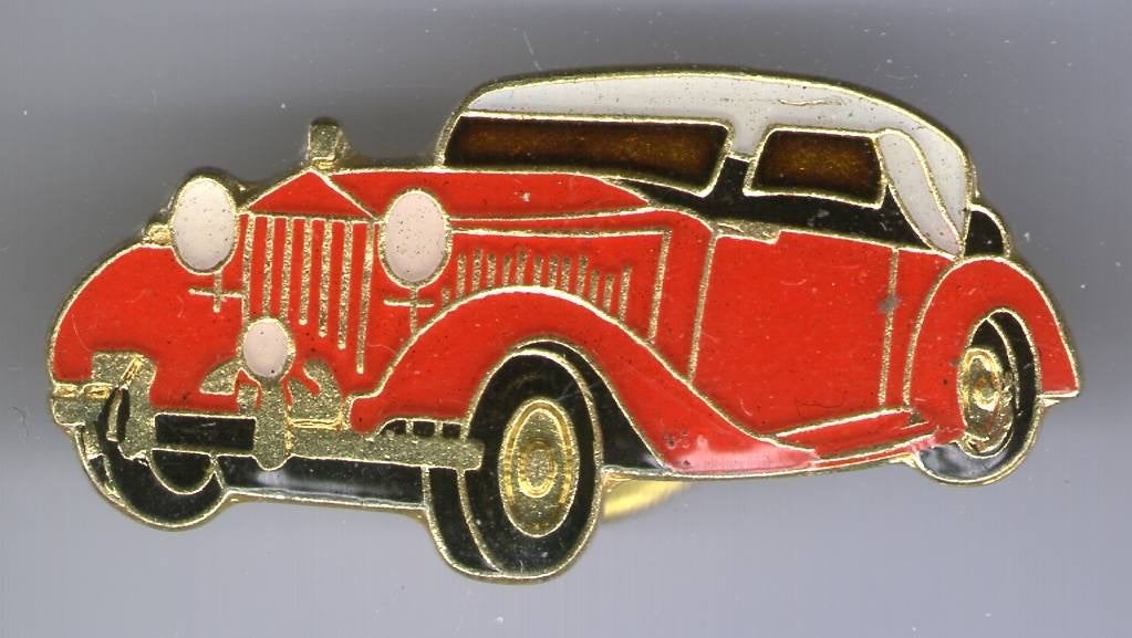 Oldtimer auto PIN ( BLAD1_144, Ophalen of Verzenden, Nieuw, Transport, Speldje of Pin