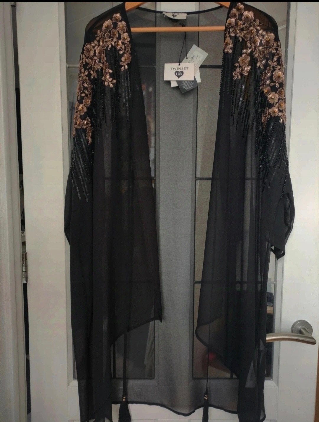 Twinset Milano Kaftan met Pailletten Bloemen - Nieuw, Twinset Milano, Verzenden, Nieuw