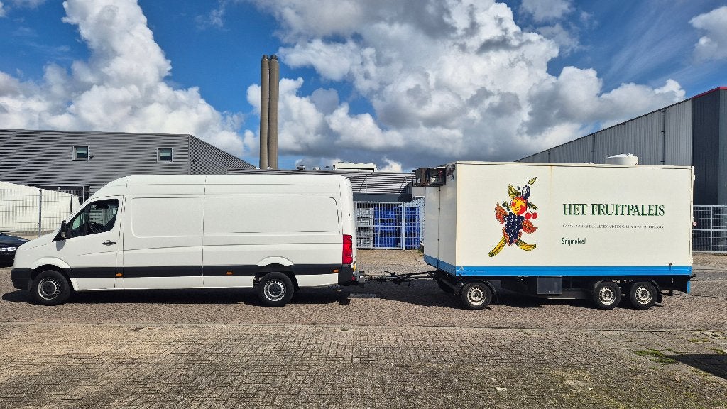 Polyester gesloten aanhanger met kenteken 1992, Auto diversen, Ophalen, Gebruikt