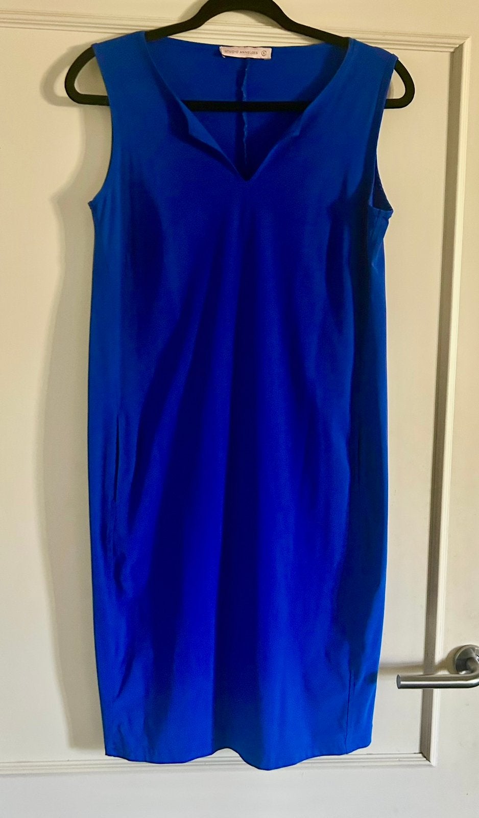 Nieuwe Kobalt blauwe Studio Anneloes Simplicity jurkje XS, Nieuw, Maat 34 (XS) of kleiner, Boven de knie, Verzenden