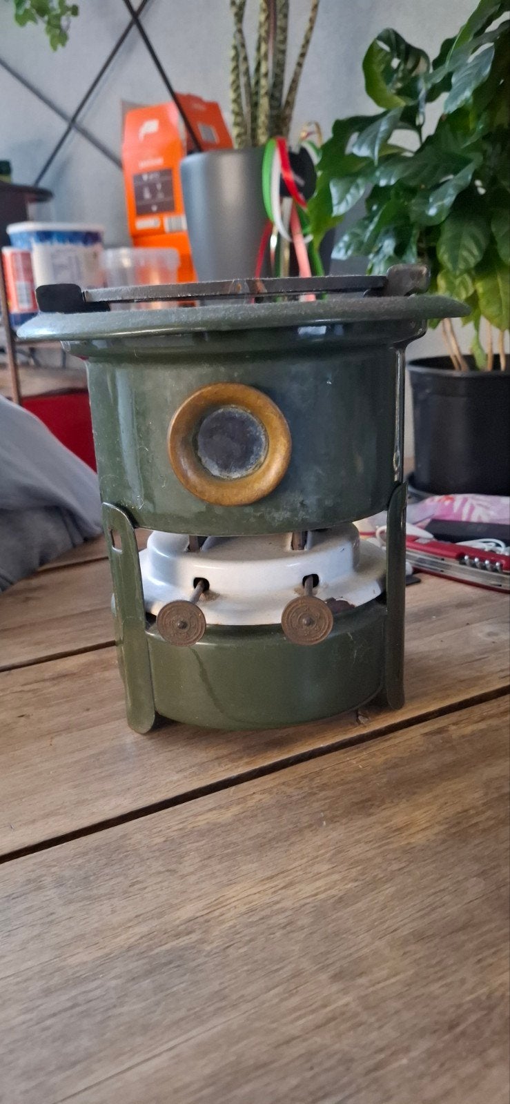 Vintage Petroleum Kooktoestel / Petroleumbrander, Antiek en Kunst, Ophalen of Verzenden