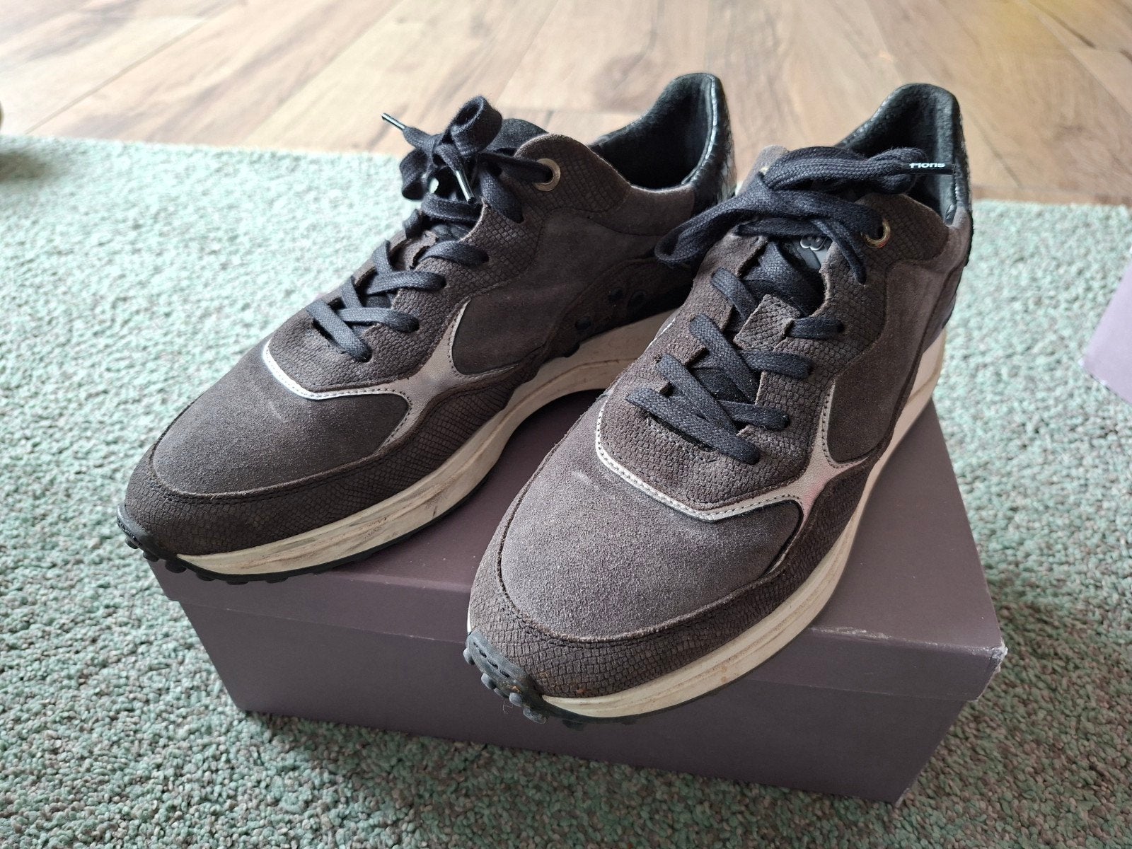 Floris van Bommel sneakers maat 43, Floris van Bommel, Ophalen of Verzenden, Grijs, Gedragen