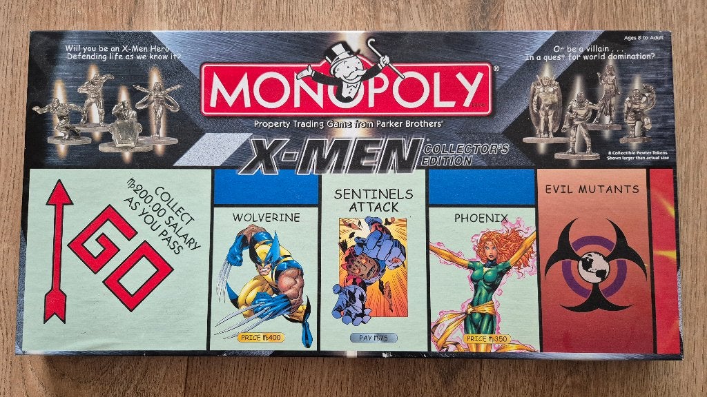 Monopoly X-Men Collector's Edition Board Game, Ophalen of Verzenden, Gebruikt, Parker Brothers