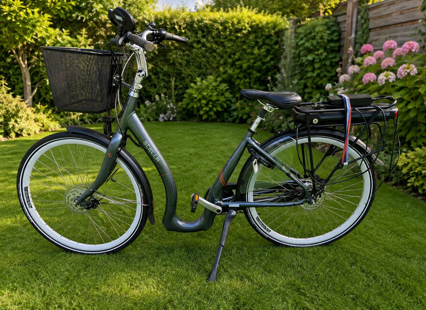 Stella Nantes electrische fiets lage instap, Fietsen en Brommers, Gebruikt, 51 tot 55 cm, 50 km per accu of meer, Ophalen