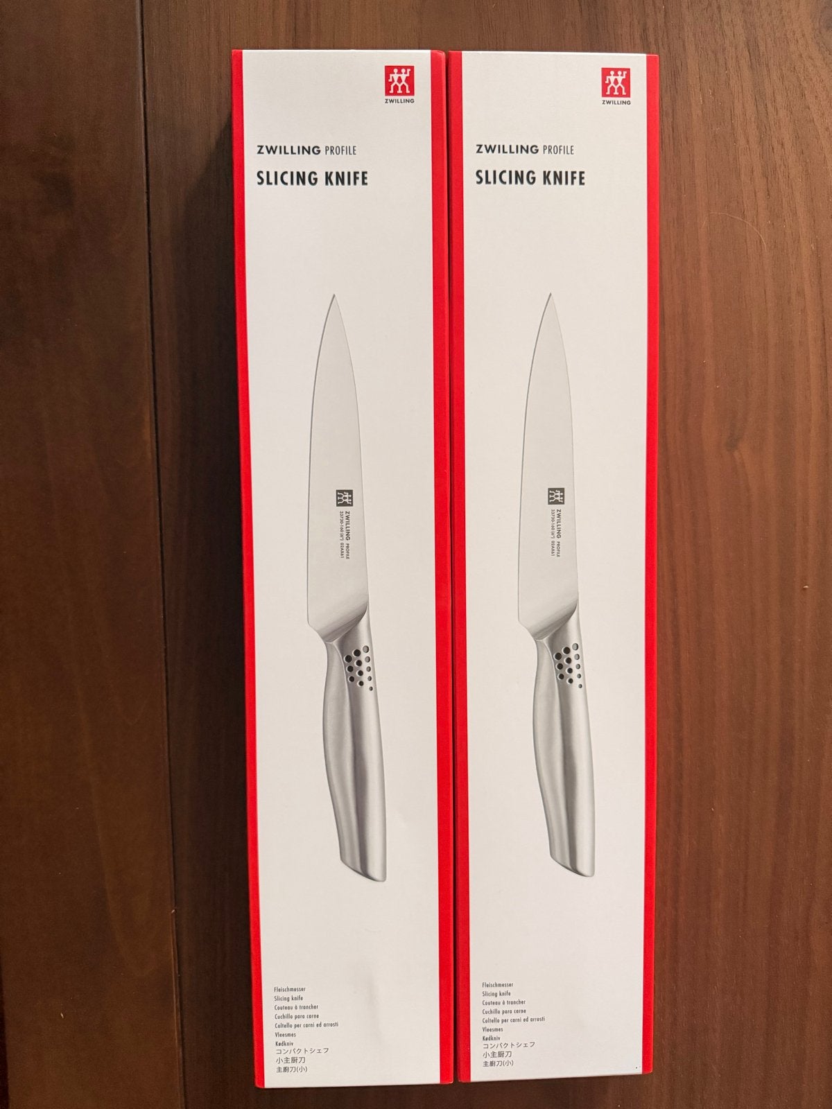 2 nieuwe Zwilling Profile Slicing Messen (kan ook per stuk), Ophalen of Verzenden, Nieuw, Rvs of Chroom