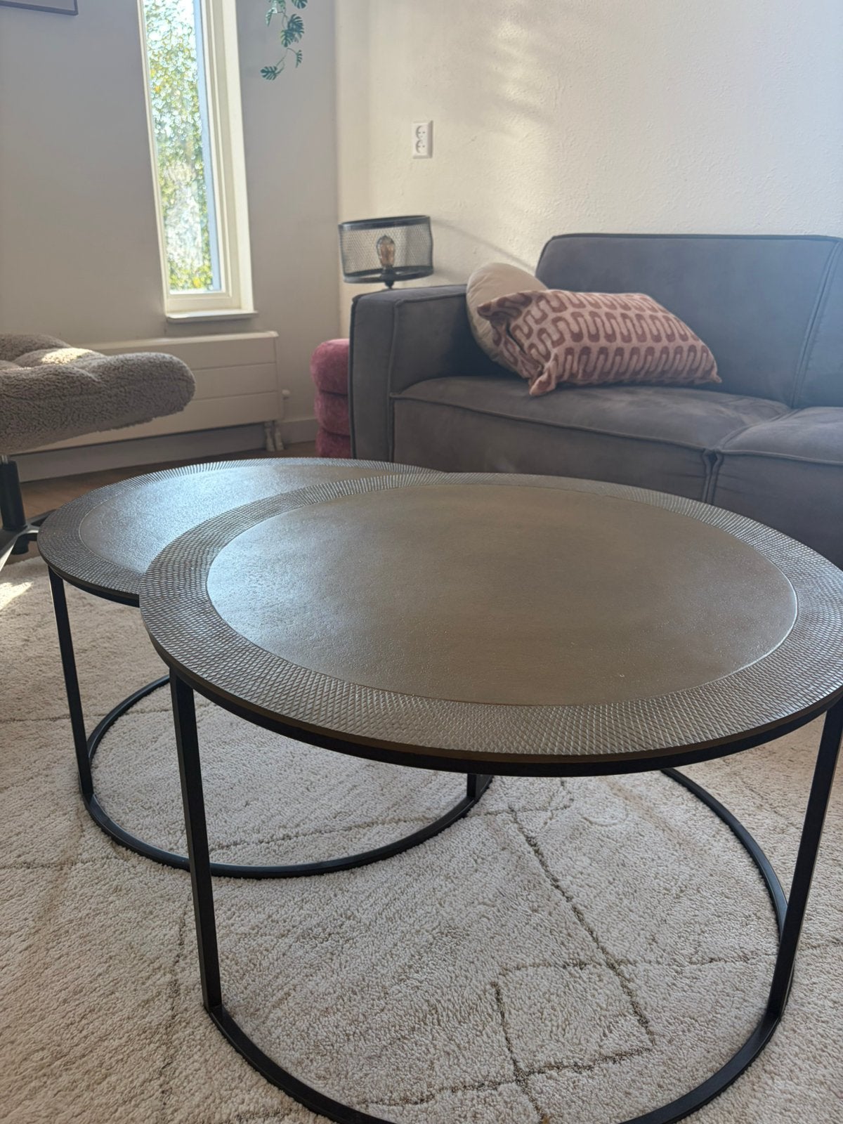 Mooie salon tafels, Ophalen, Gebruikt, Rond, 50 tot 100 cm