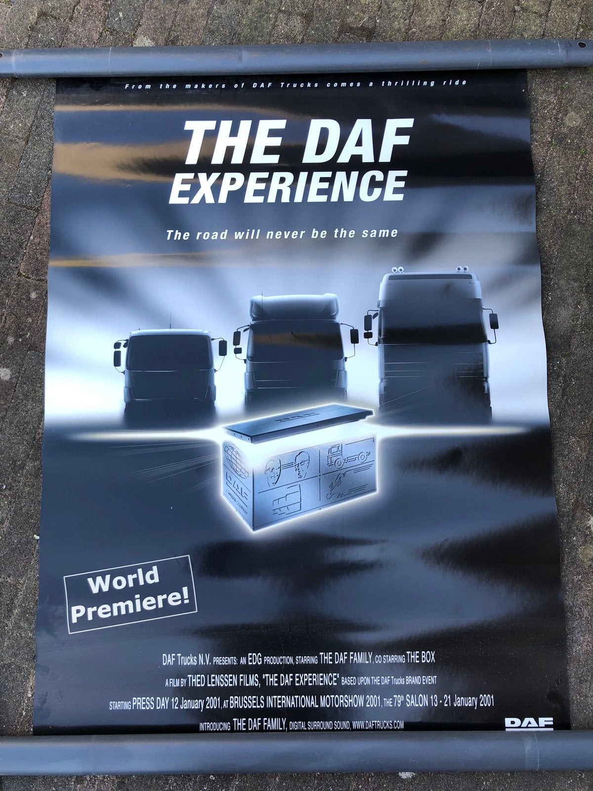 Poster The DAF Experience, Ophalen of Verzenden, Zo goed als nieuw, Auto's