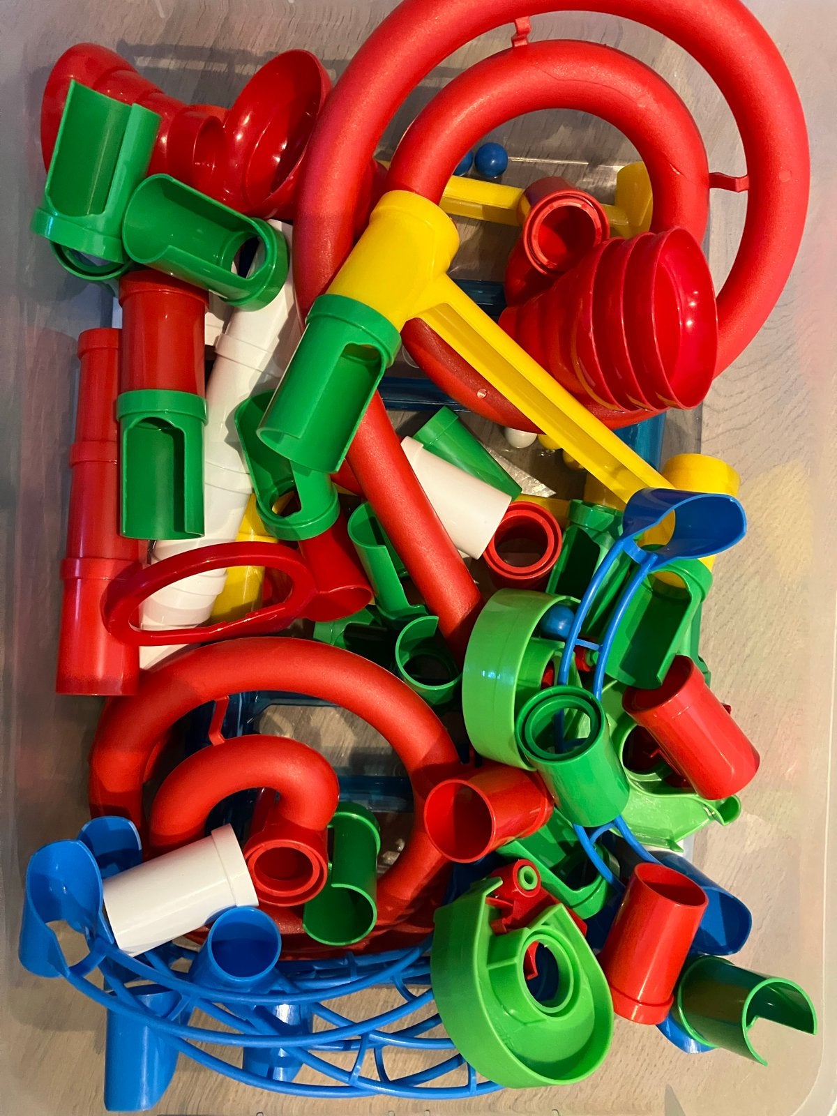 Grote knikkerbaan onderdelen set, Ophalen of Verzenden, Gebruikt, Jongen of Meisje