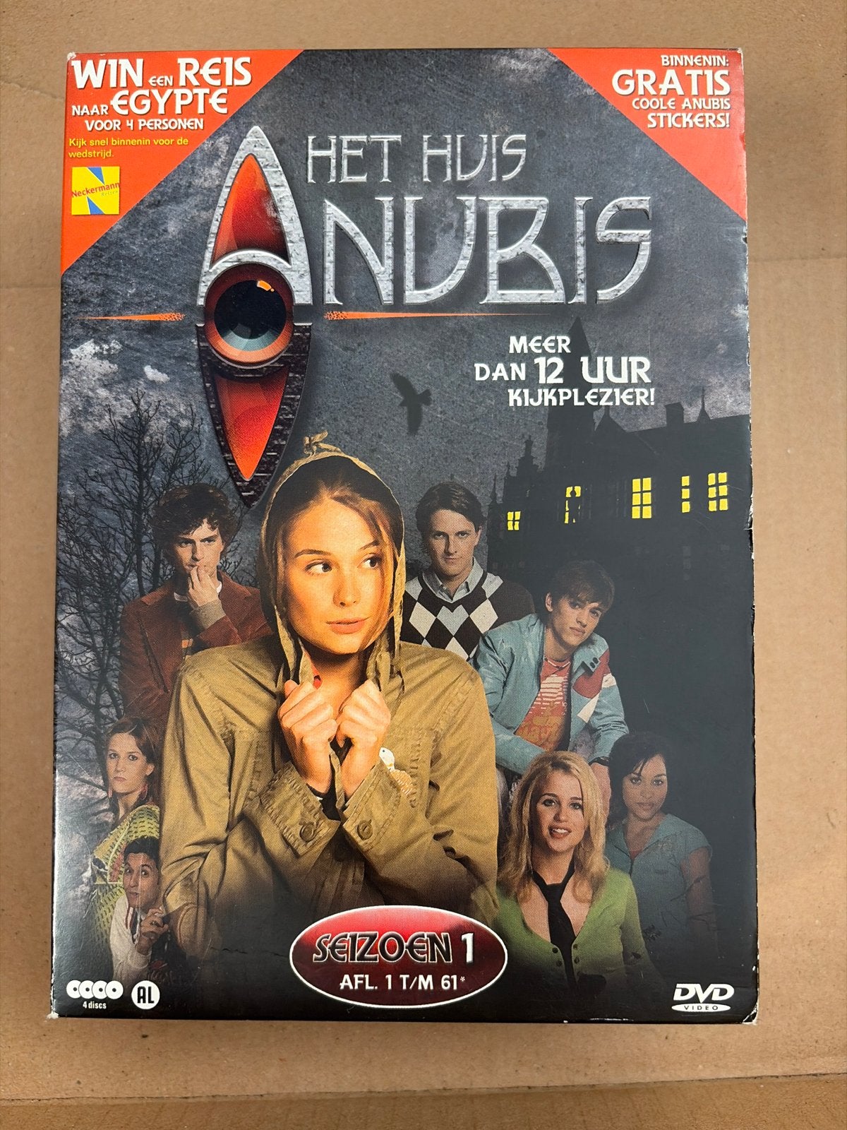 Het Huis Anubis Seizoen 1 DVD Box - Compleet & Zeer Goede St, Cd's en Dvd's, Seizoen 1, Alle leeftijden, Drama, Zo goed als nieuw