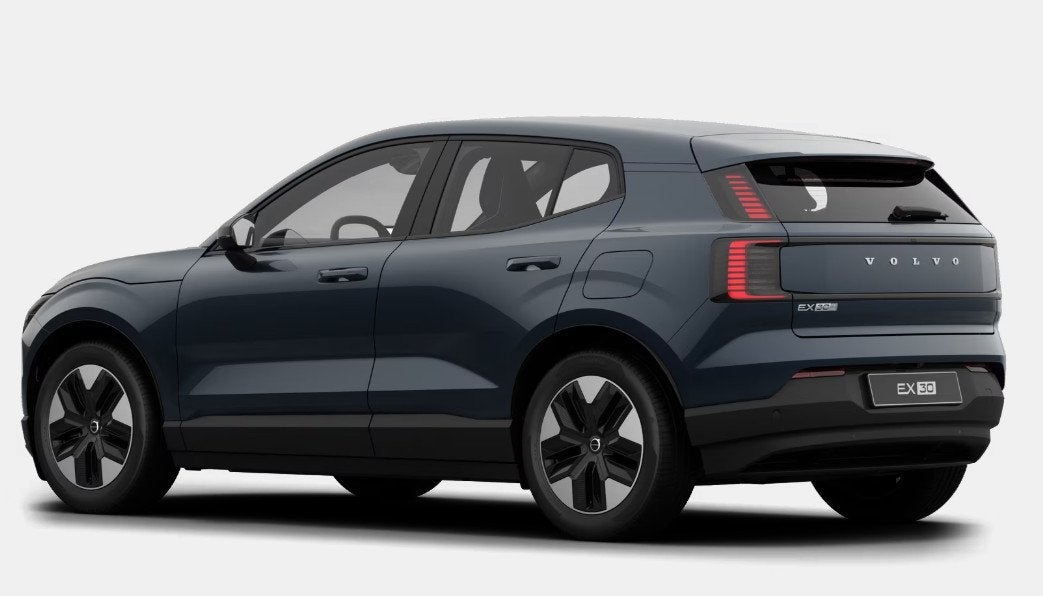 Volvo EX30 P3 Long Range Plus Europa 69 kWh | Getint Glas |, Auto's, Automaat, Achterwielaandrijving, Blauw, Leder en Stof