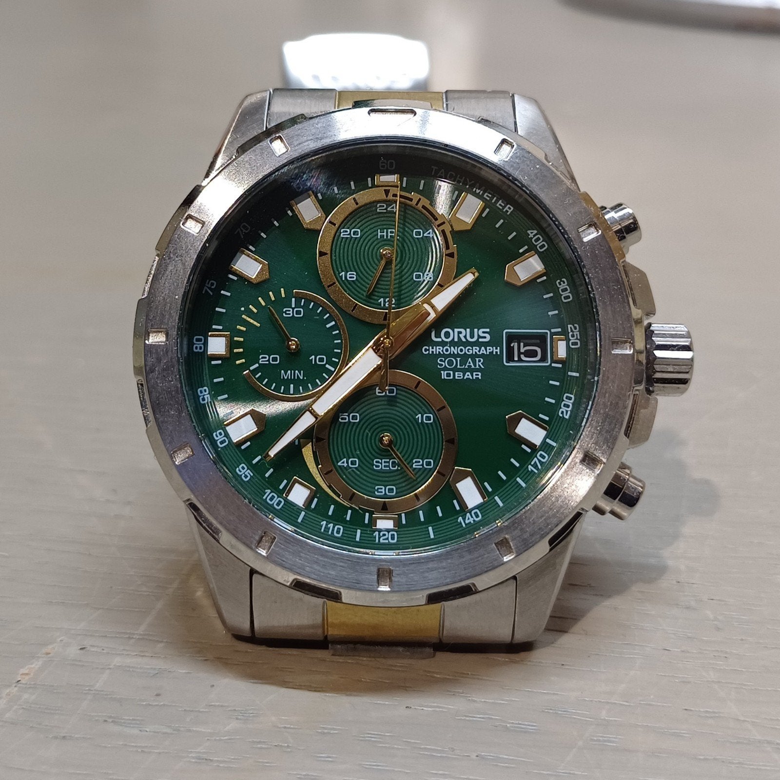 LORUS SOLAR HEREN HORLOGE, Overige merken, Staal, Staal, Polshorloge