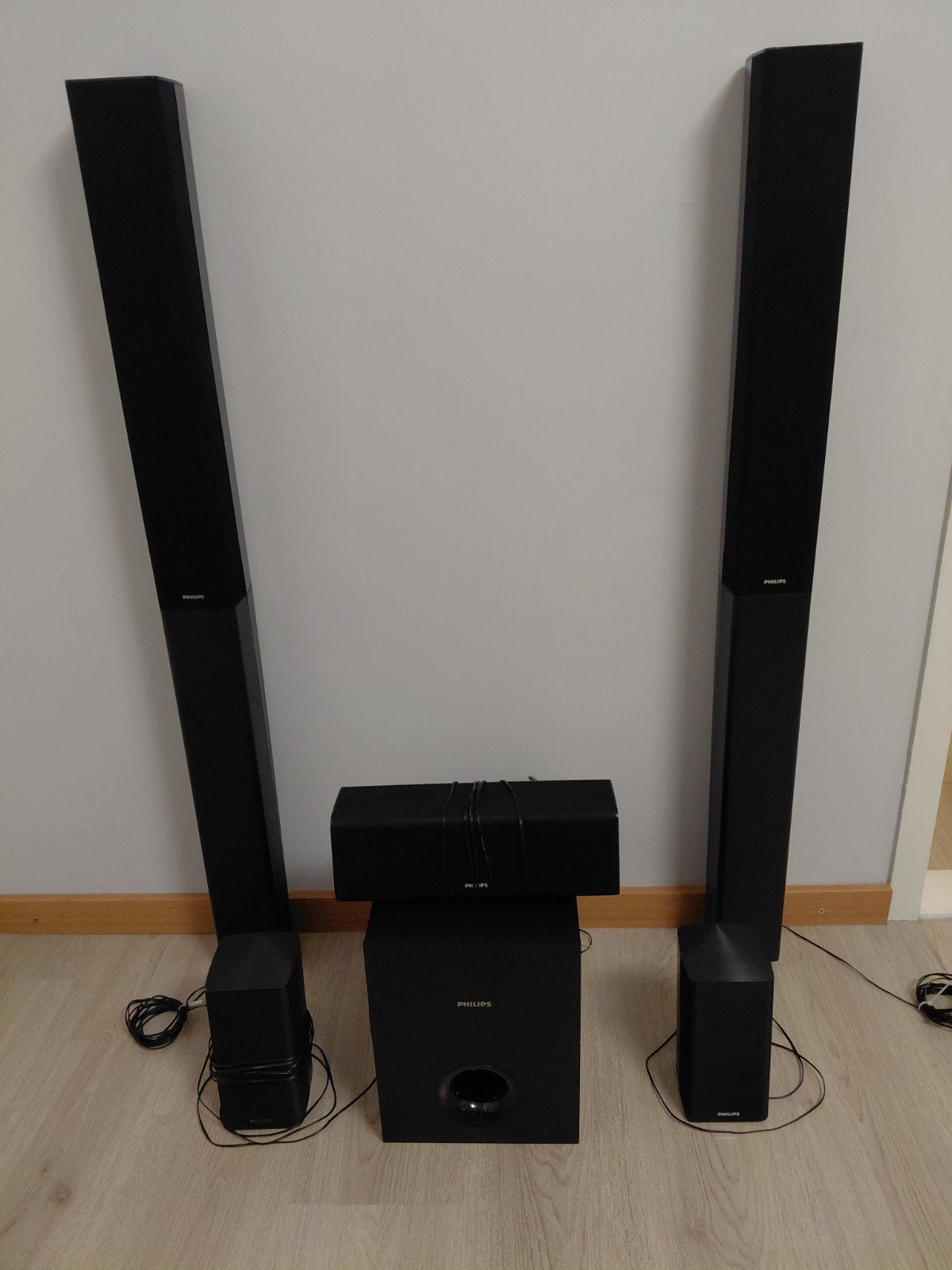 Philips 5.1 Home Cinema Set - Krachtig Geluidssysteem, Audio, Tv en Foto, Home Cinema-sets, Ophalen, Zo goed als nieuw, 5.1-systeem