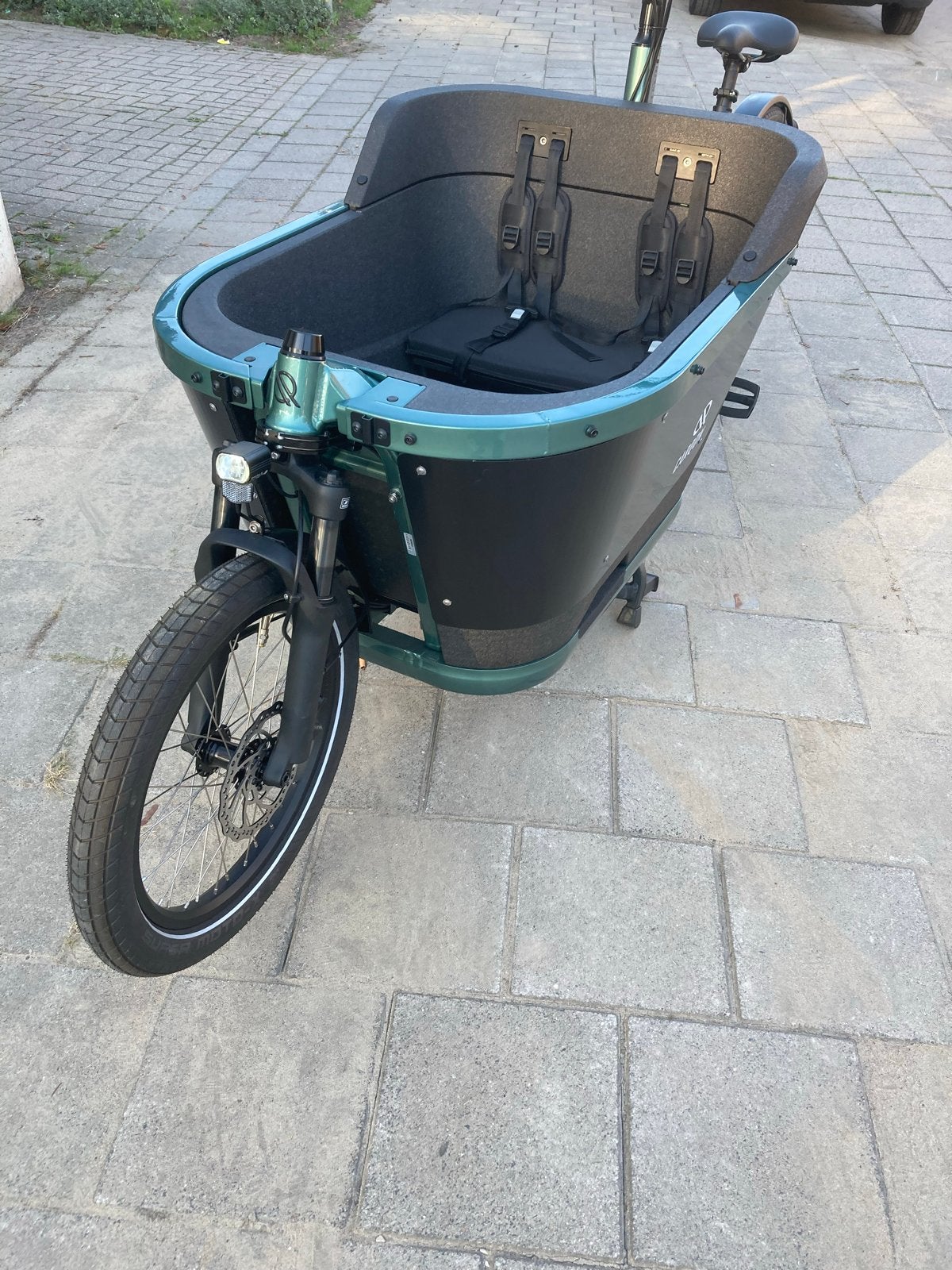 Nieuw bakfiets Carqon Cruise Smart 2026 Petrol groen, 2 kinderen, Schijfrem, Ophalen, Overige merken