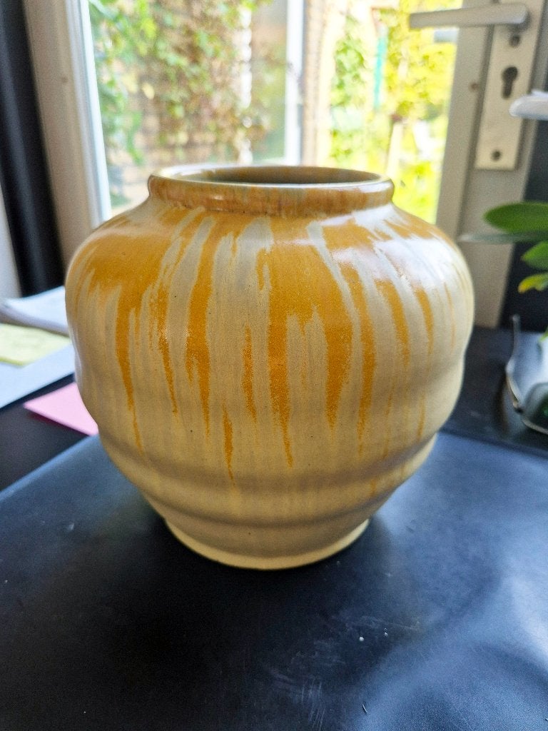 crisisaardewerk/stroomglazuur (art Deco stijl) jaren '30/'40, Antiek en Kunst, Ophalen